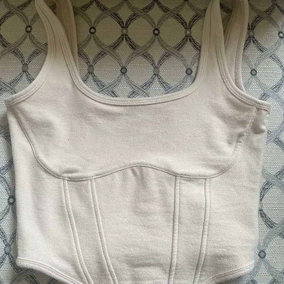 PINK Victoria’s Secret Corset Tank Top - Picture 1 of 3